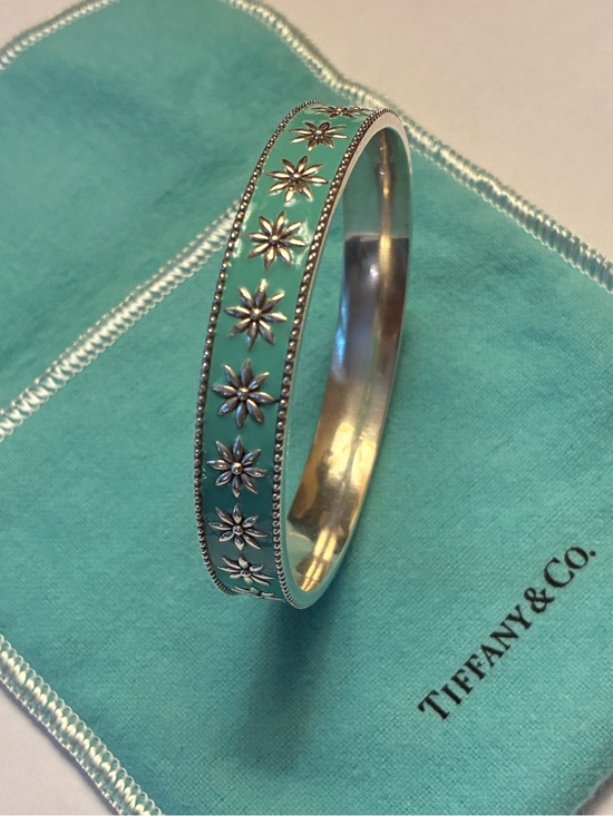 Tiffany & Co. Jewelry - Tiffany & Co. Turquoise Enamel Bangle Bracelet